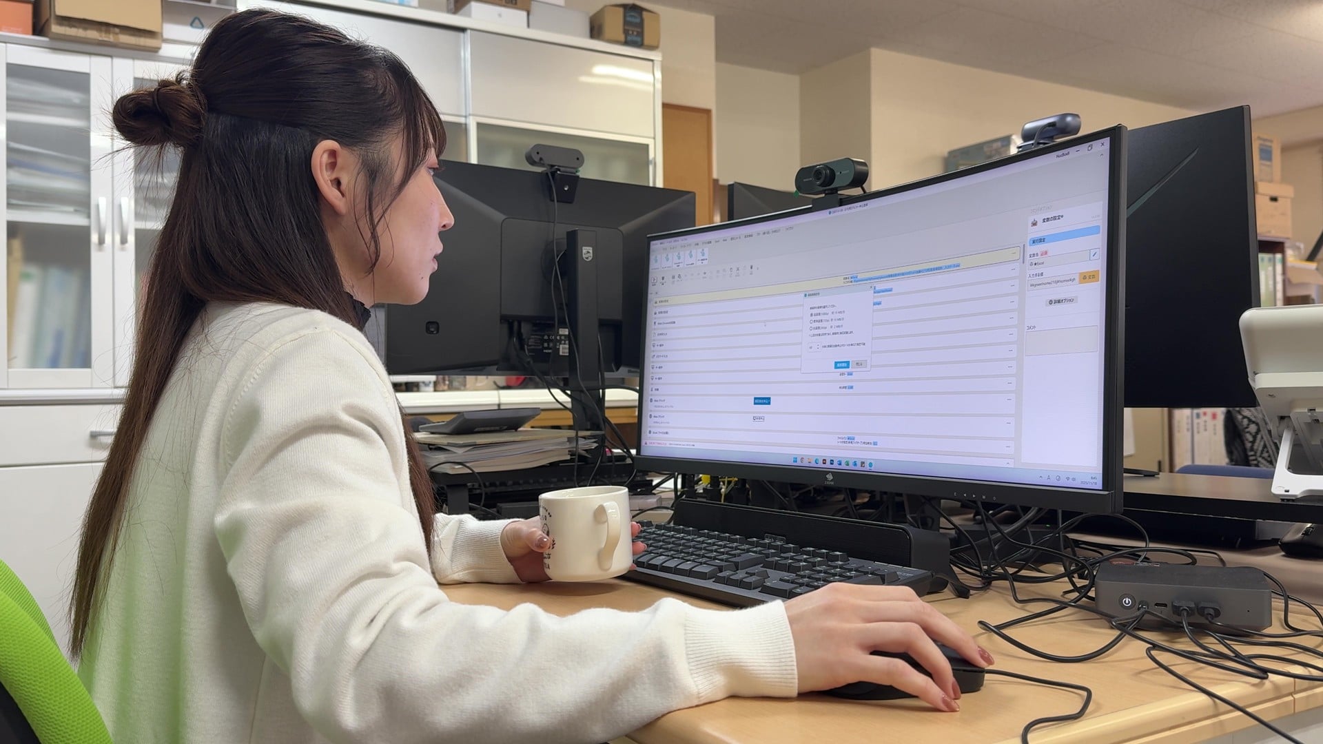 ロボパットを動かしている様子